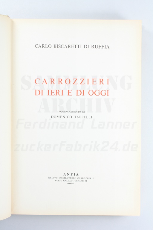 Carlo Biscaretti da Ruffia, Domenico Jappelli