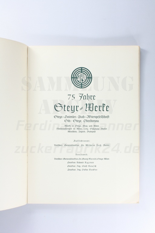 75 Jahre Steyr - Festschrift