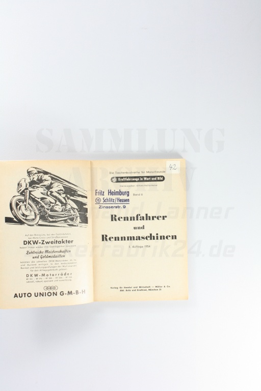 3. (Verlag f. Handel u. Wirtschaft, Müller & Co - Abt. Auto und Kraftrad)