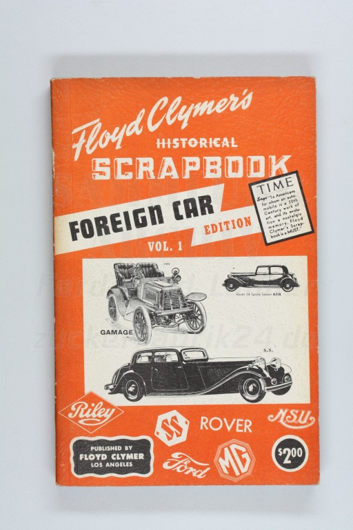 Floyd Clymer's Historical Scrapbook - Foreign Cars Vol. 1