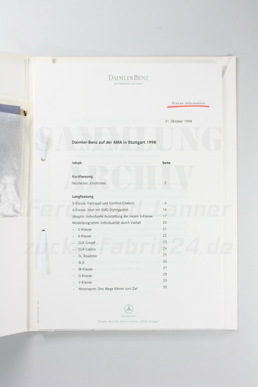 Daimler-Benz (Pressemappe)