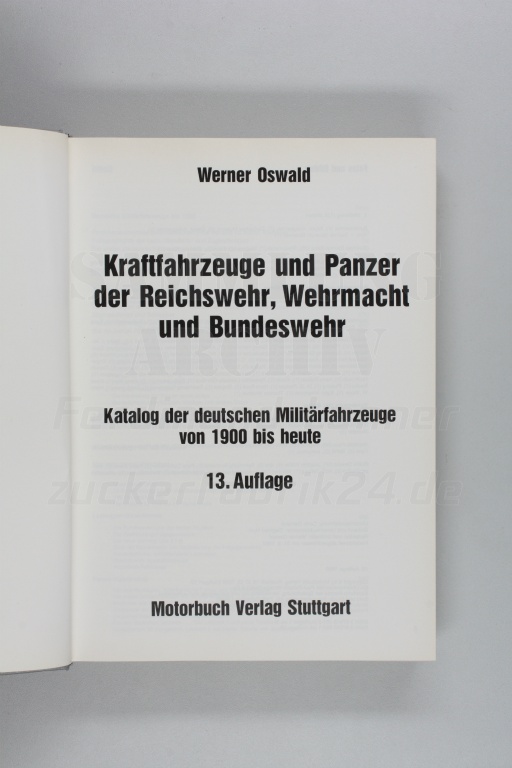 Werner Oswald  ( 13. Auflage )