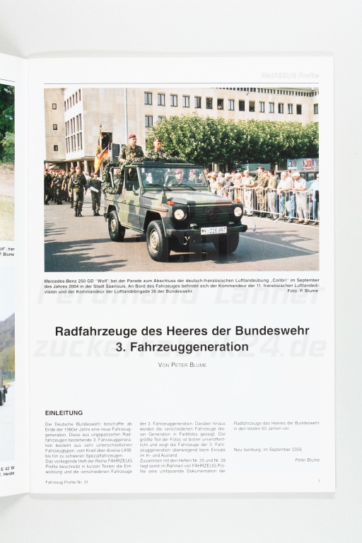 Radfahrzeuge des Heeres der Bundeswhr - 3. Fahrzeuggeneration