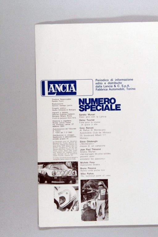 Lancia - Numero Speciale - 1975