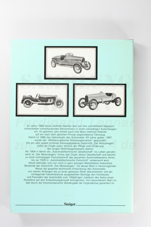 aus "Motorwagen" 1909 - 1929